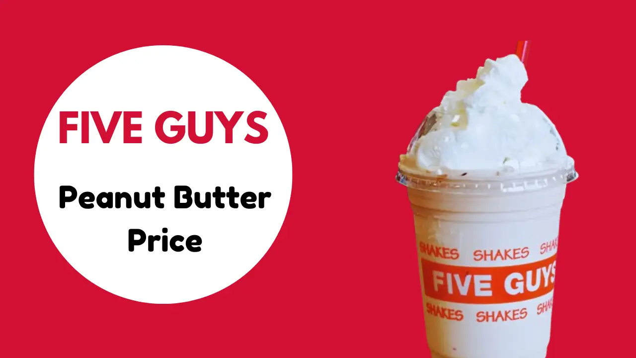 Five Guys Peanut Butter Milkshake